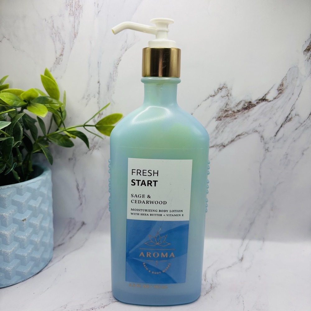 Bath & Body Works Aroma Fresh Start Sage & Cedarwood Body Lotion 6.5oz